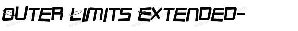 Outer Limits Extended字体转换